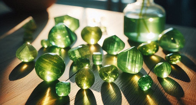 سنگ زبرجد (پریدوت) peridot چیست ؟